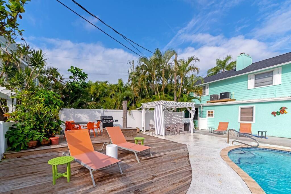 Walk To The Beach - Island Villa Siesta Key Exterior foto