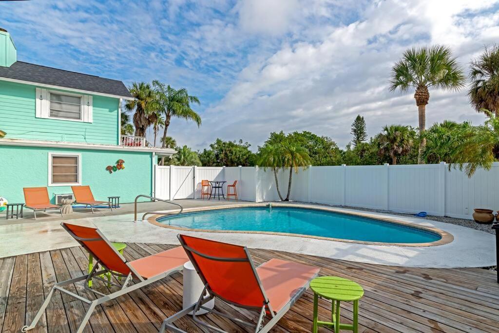Walk To The Beach - Island Villa Siesta Key Exterior foto